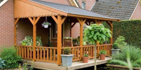 Dřevěná terasa: jak postavit vlastní ruce